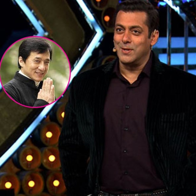 سلمان خان يستضيف جاكي شان في برنامجه