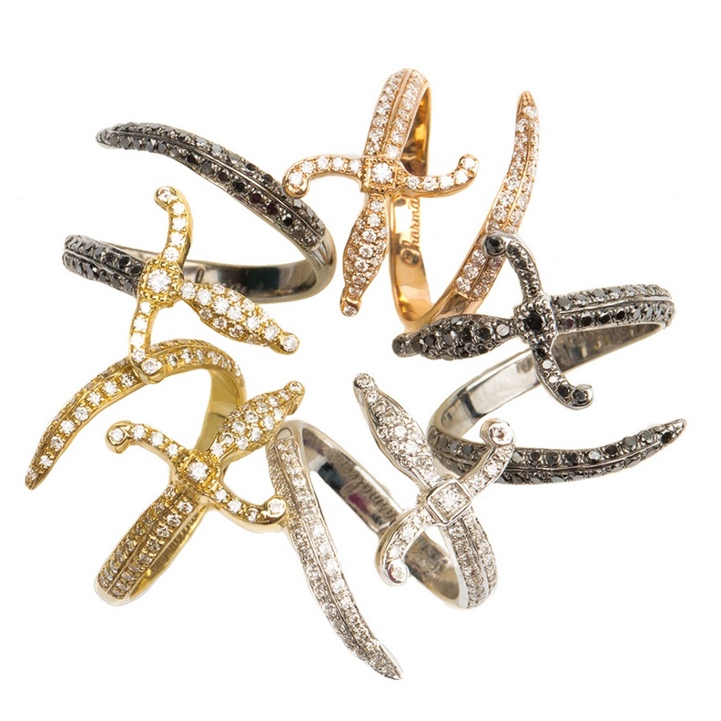 خواتم ذهب والماس من مجموعة سيوف الحب  Swords Of Love - مجوهرات شارمالينا