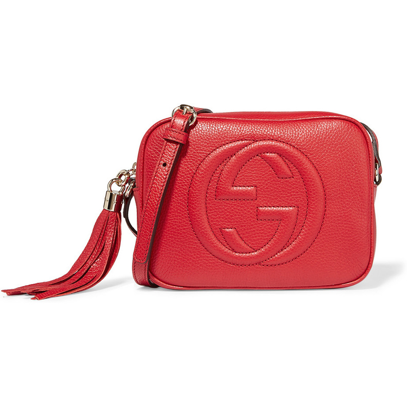 شنطة ظهر من بالنسياغا باللون الاحمر العنابي