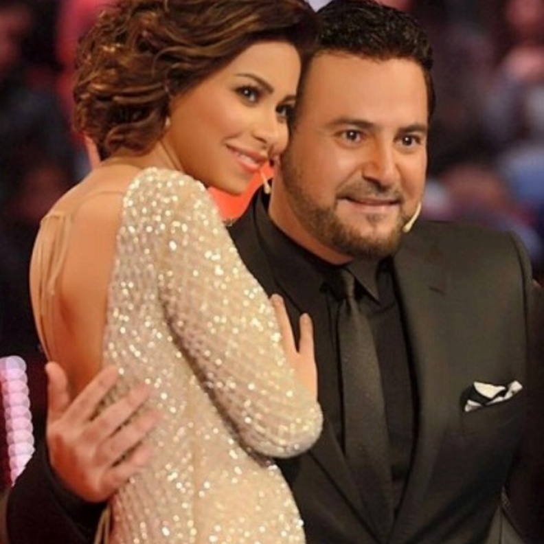 عاصي الحلاني برفقة شيرين في برنامج المواهب