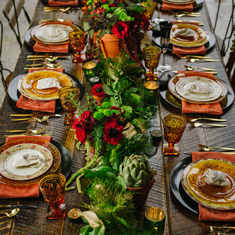 طاولة زفافك تنبض بروح الخريف..