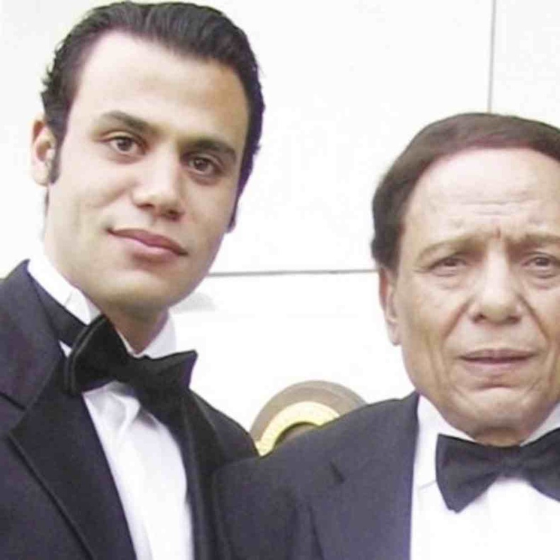 عادل مع ابنه الثانى محمد