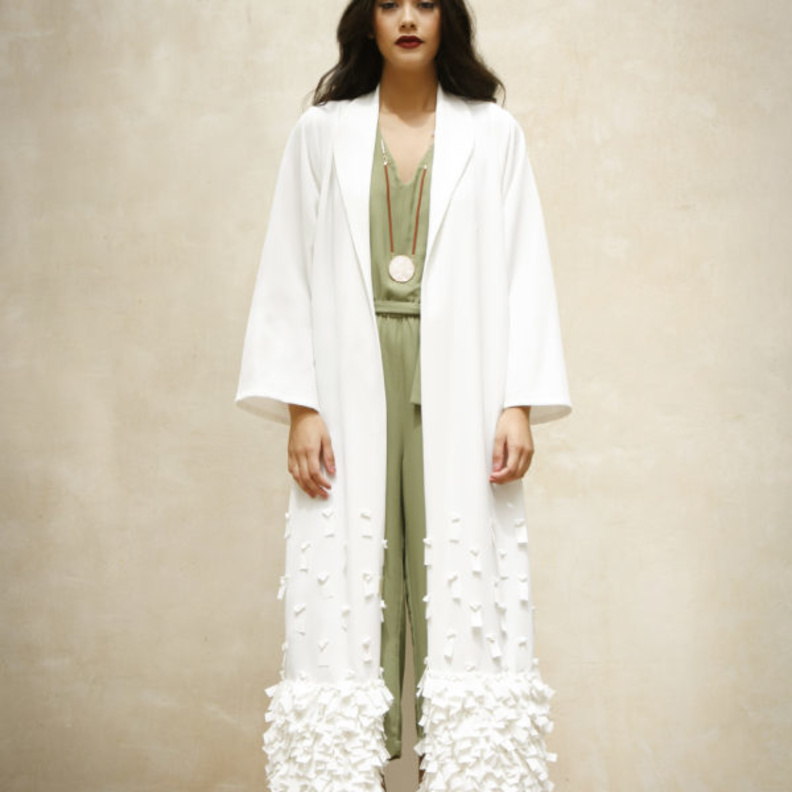 فستان قطني ابيض من ZIMMERMANN