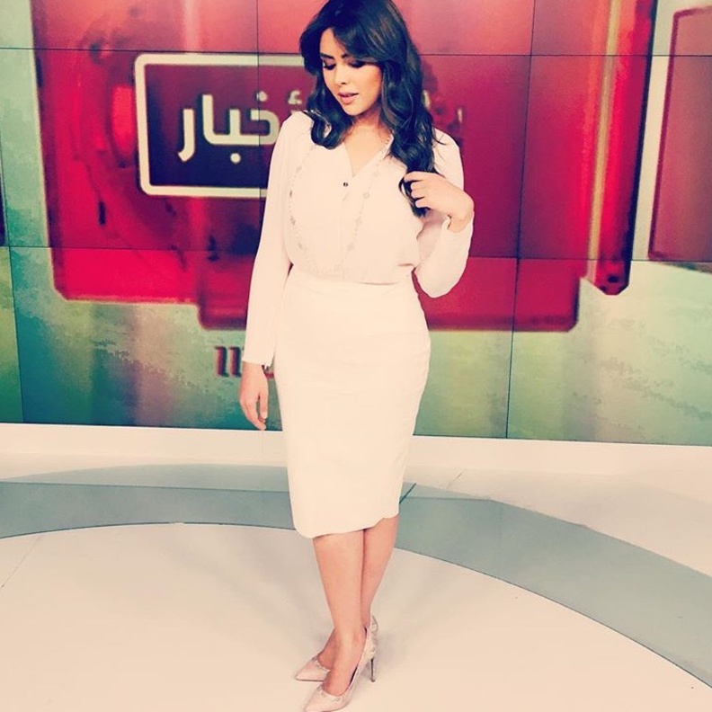 عرفت سارة بتقديمها نشرة الأخبار في mbc 