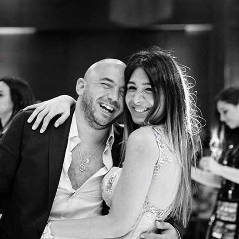 محمود العسيلي وزوجته