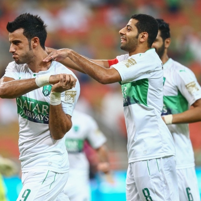 عمر السومة يتألق ويسجل سوبر هاتريك