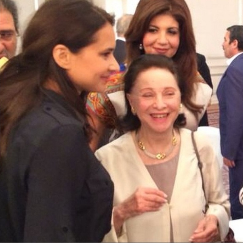  فاتن حمامة مع نيللي كريم