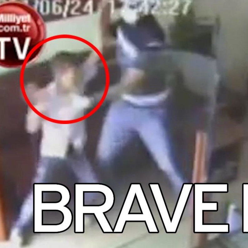  فتى الكاراتيه يطرد لصا من محل مجوهرات