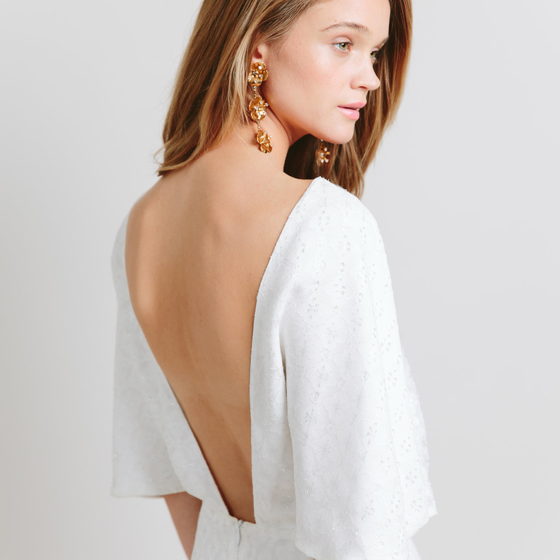 فساتين زفاف 2017 من Sarah Seven و قصات جميلة على الظهر