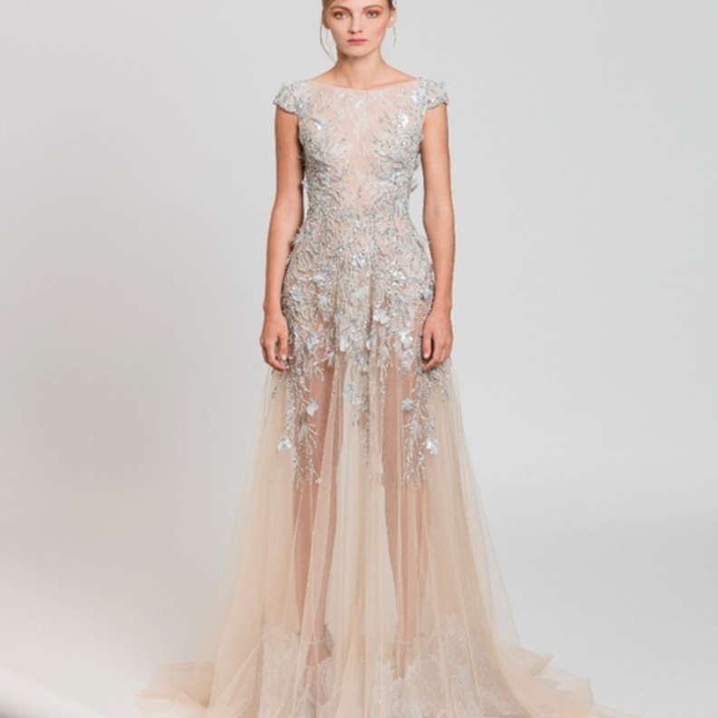 فساتين طوني ورد ربيع 2017 لاطلالة راقية و فخمة لحفل الخطوبة