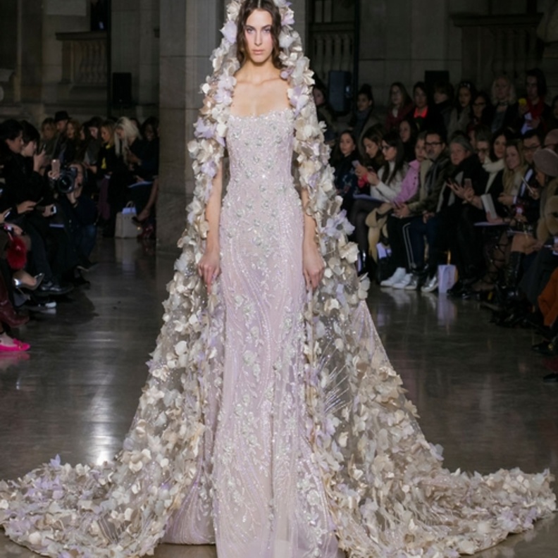 فستان زفاف من عرض جورج حبيقة لربيع وصيف 2017