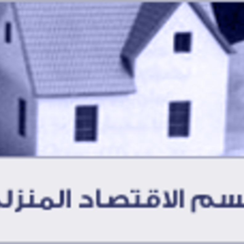 قسم الاقتصاد المنزلي