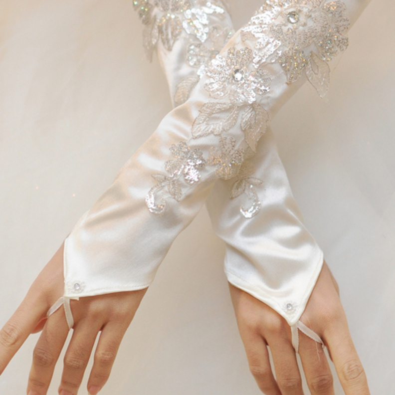 قفازات عرائس طويلة بقماش ناعم لين