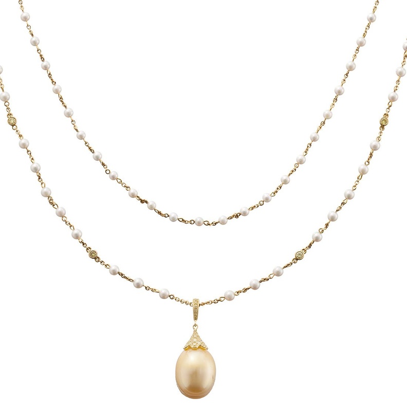 قلادة بودلز المميزة من اللؤلؤ