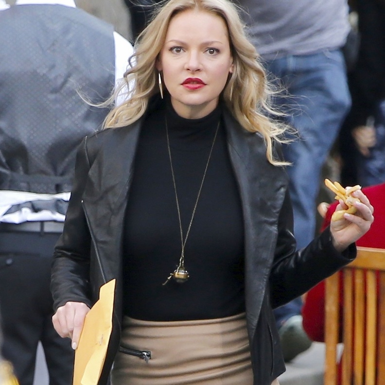 كاثرين هيجل Katherine Heigl في كواليس مسلسل Doubt