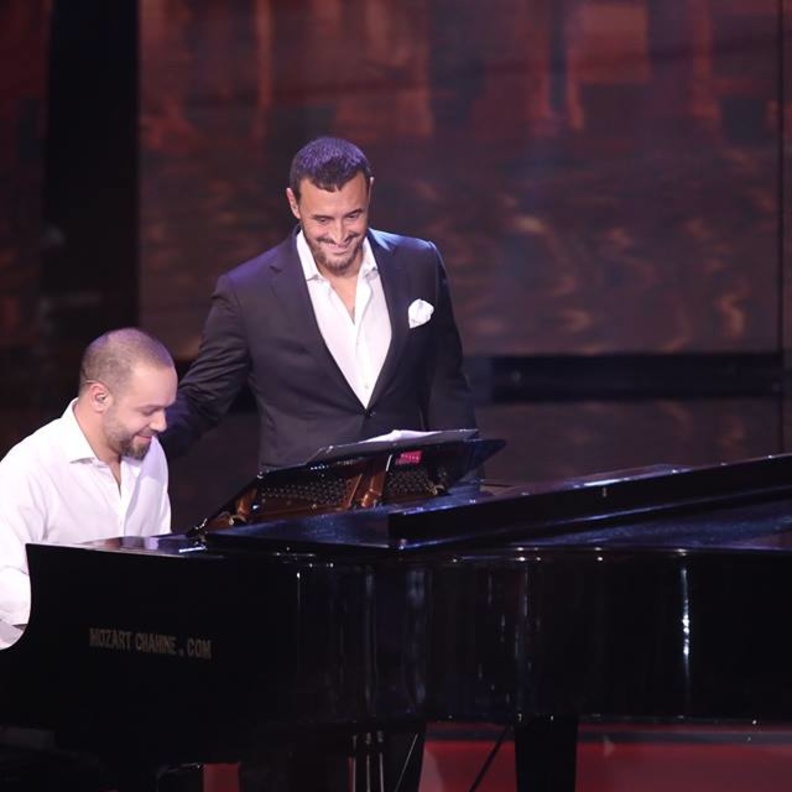 كاظم الساهر وميشال فاضل