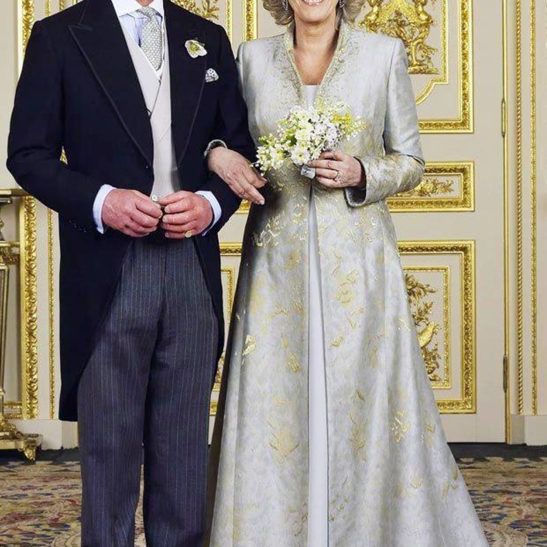 كاميلا والأمير تشارلز فى حفل زواجهما