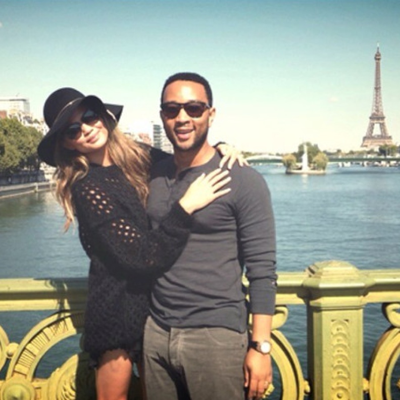 كريسى تايجون فى غرام على نهر السين