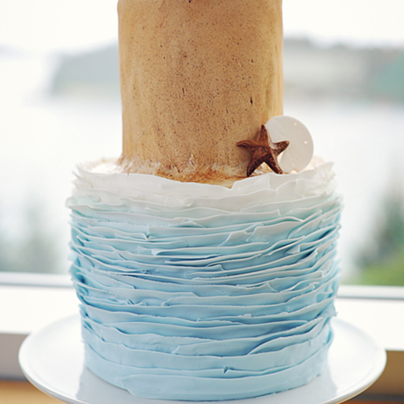 كعكة سماوية مستوحاه من البحر