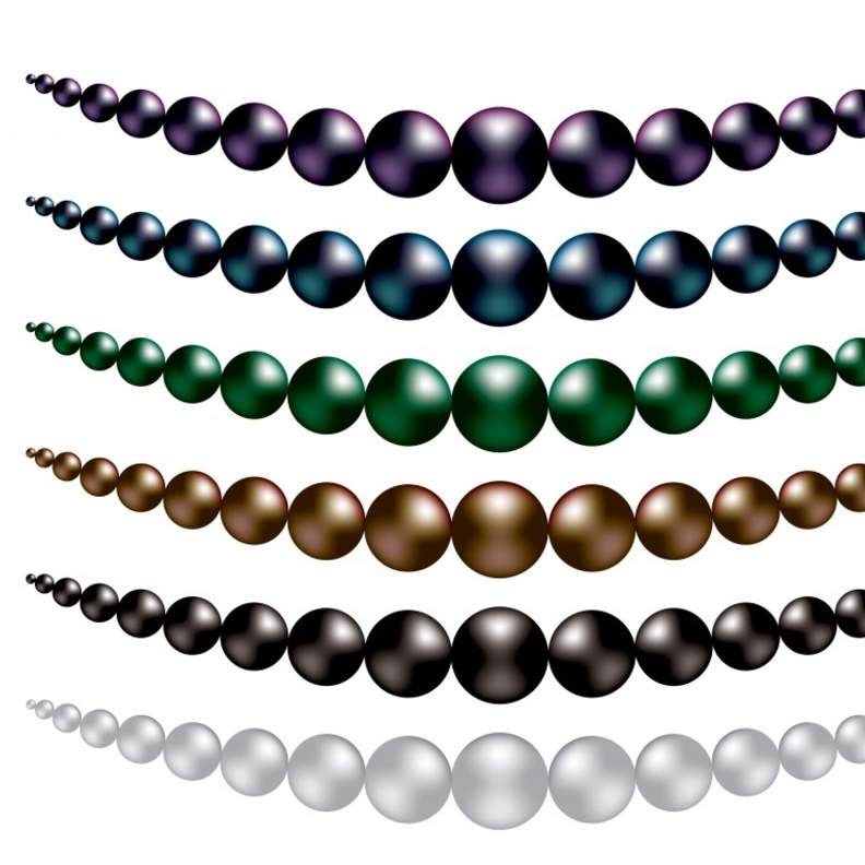 لآلئ البحار الجنوبية بلون غامق