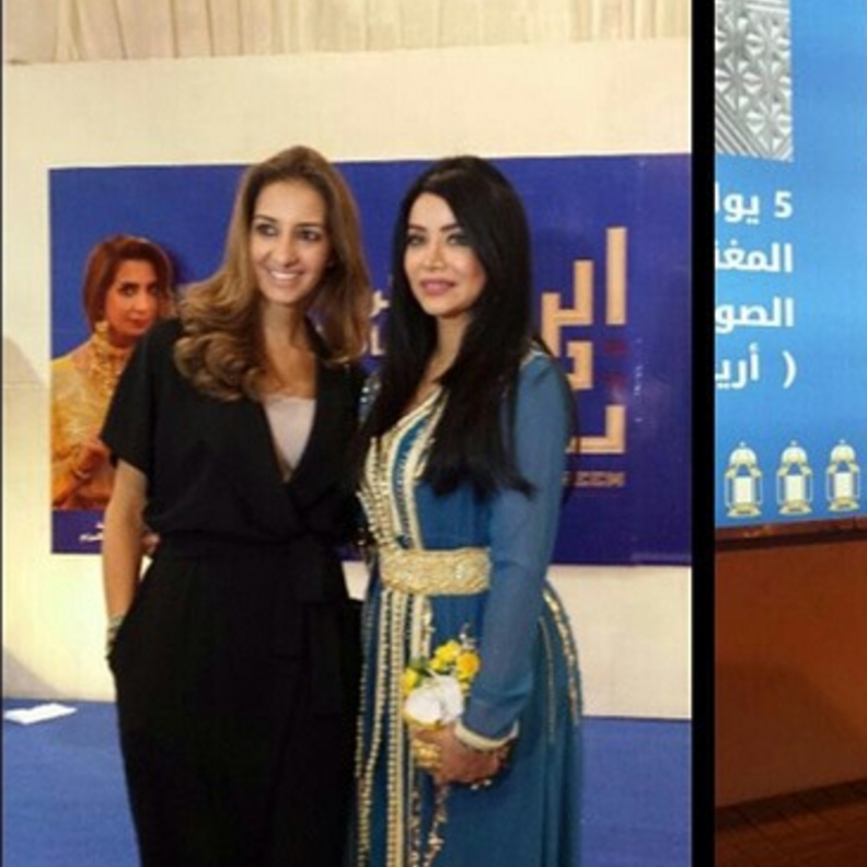  لجين عمران في بازرا الريم الرمضاني بدبي