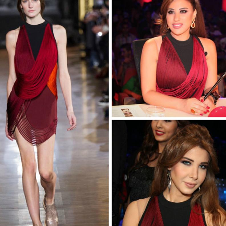 نجوى ونانسي بذات الفستان .. فمن الأجمل؟