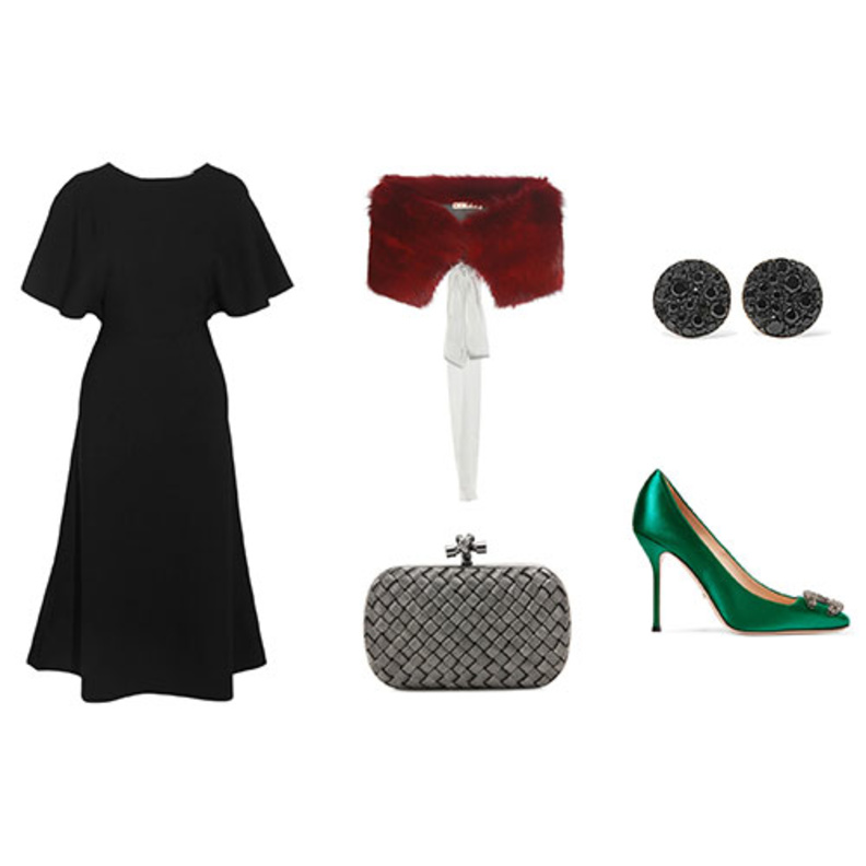 لوك أنيق بالفستان الأسود بمناسبة اليوم الوطني الاماراتي