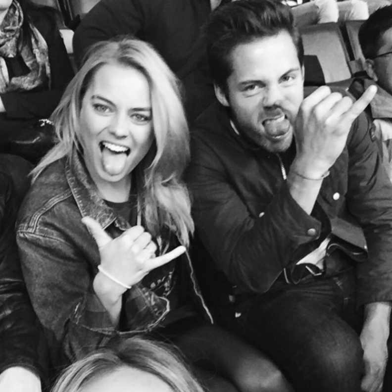 مارغو روبي مع زوجها