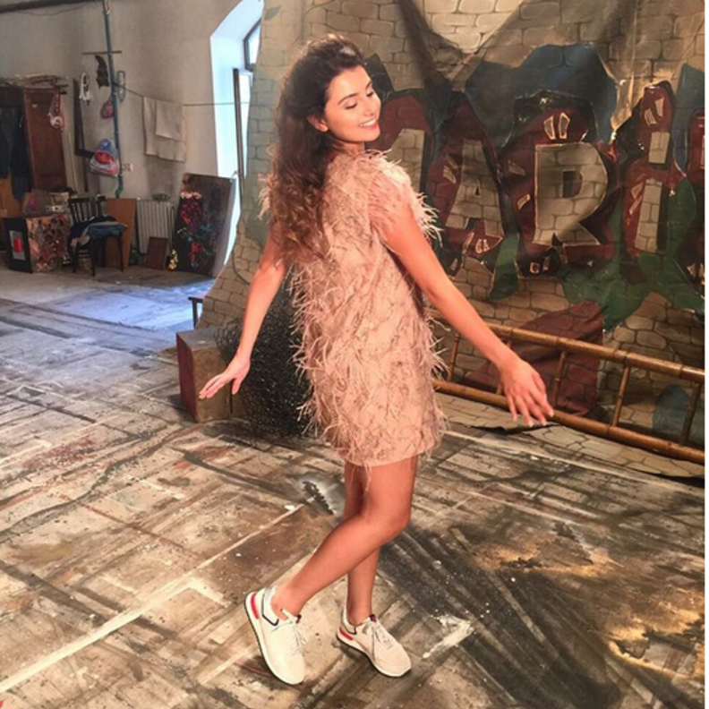 ماريتا الحلاني خلال تواجدها في جورجيا