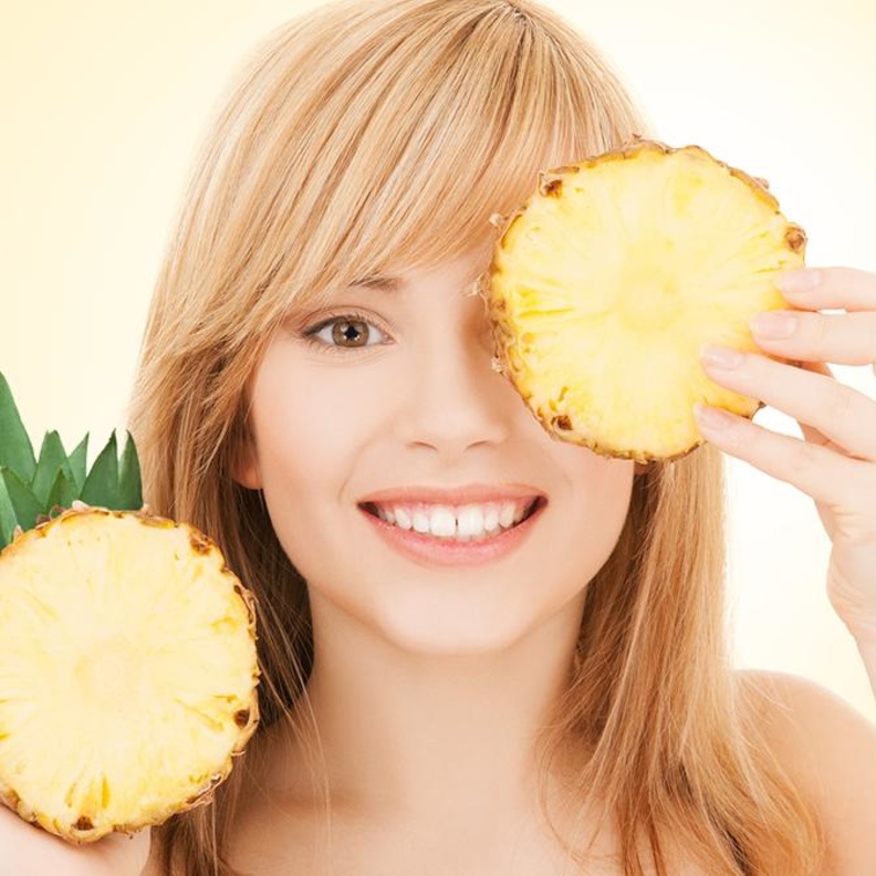 ماسك الاناناس لبشرة نقية خالية من الشوائب