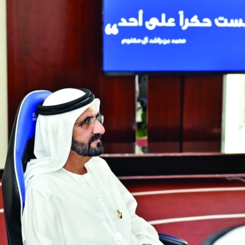 "الأفكار ليست حكرا على أحد" .. محمد بن راشد