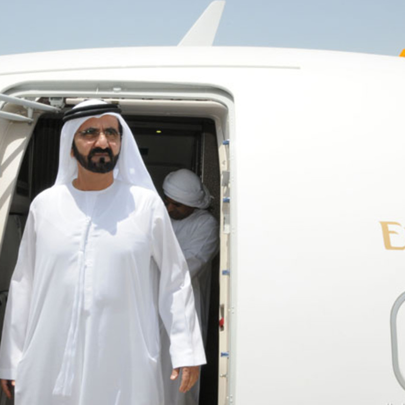 الشيخ محمد بن راشد آل مكتوم "شخصية الطيران" لعام 2015