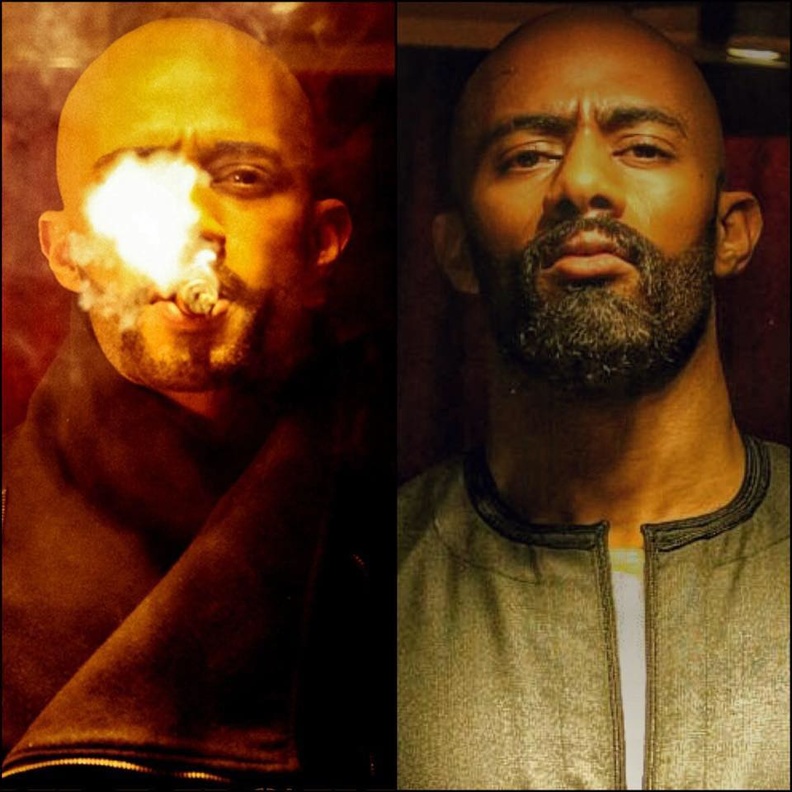 محمد رمضان بشخصيتين في الأسطورة 