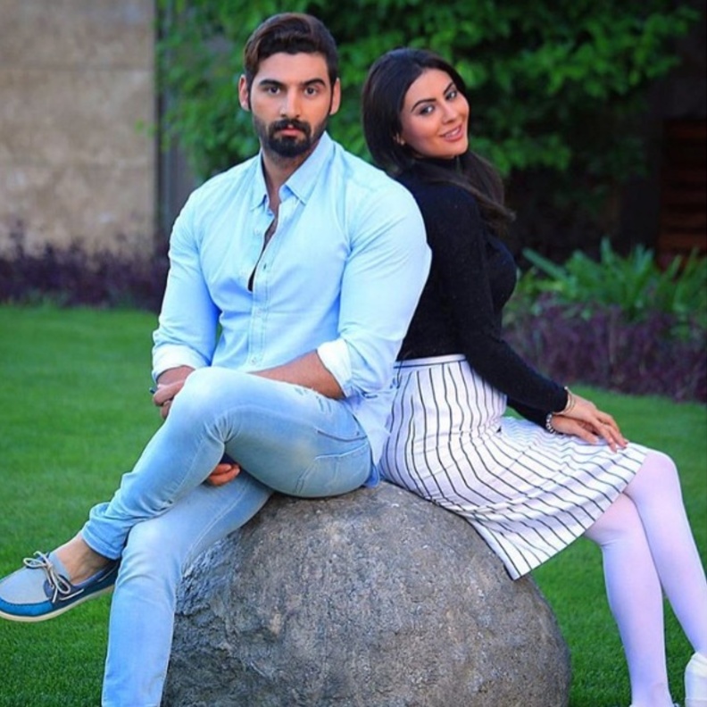 ميرم حسين وزوجها