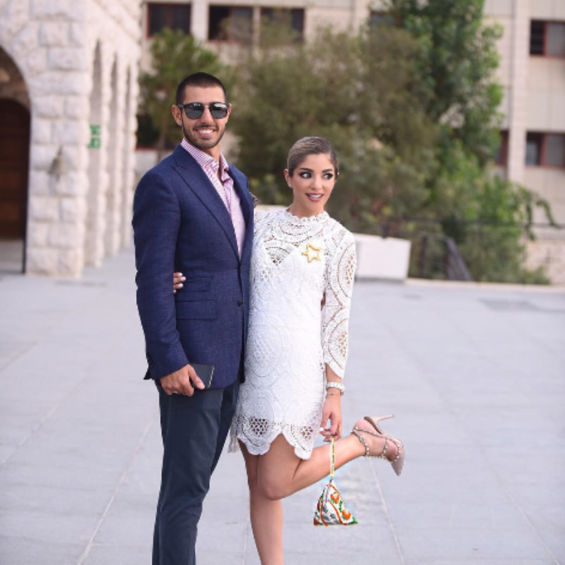 مريم مندلق وخطيبها