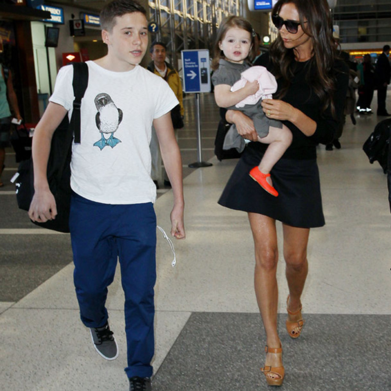 شارلوت أولمبيا مع عائلتها