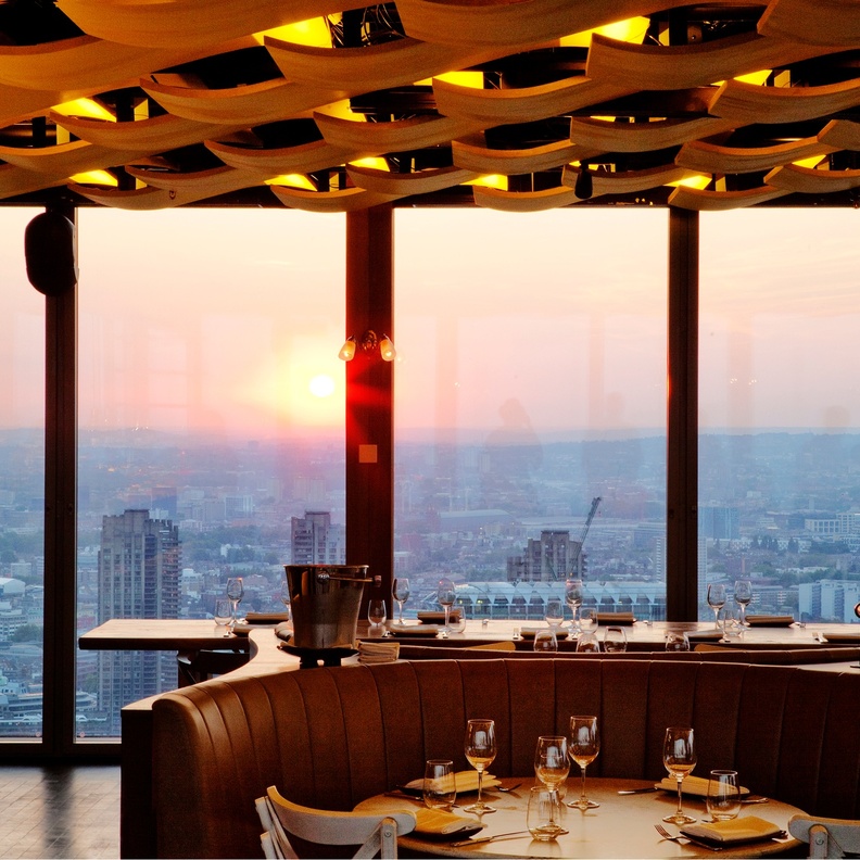 مطعم Duck & Waffle في لندن