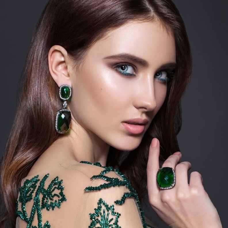 مكياج ناعم في اليوم الوطني السعودي