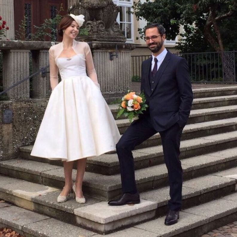 من زفاف الممثلة سلمي أرجش وجان اوز