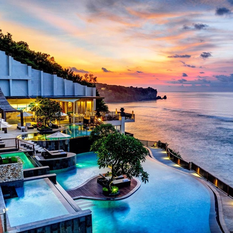 منتجع Anantara Uluwatu – Bali– شكل المنتجع من الخارج