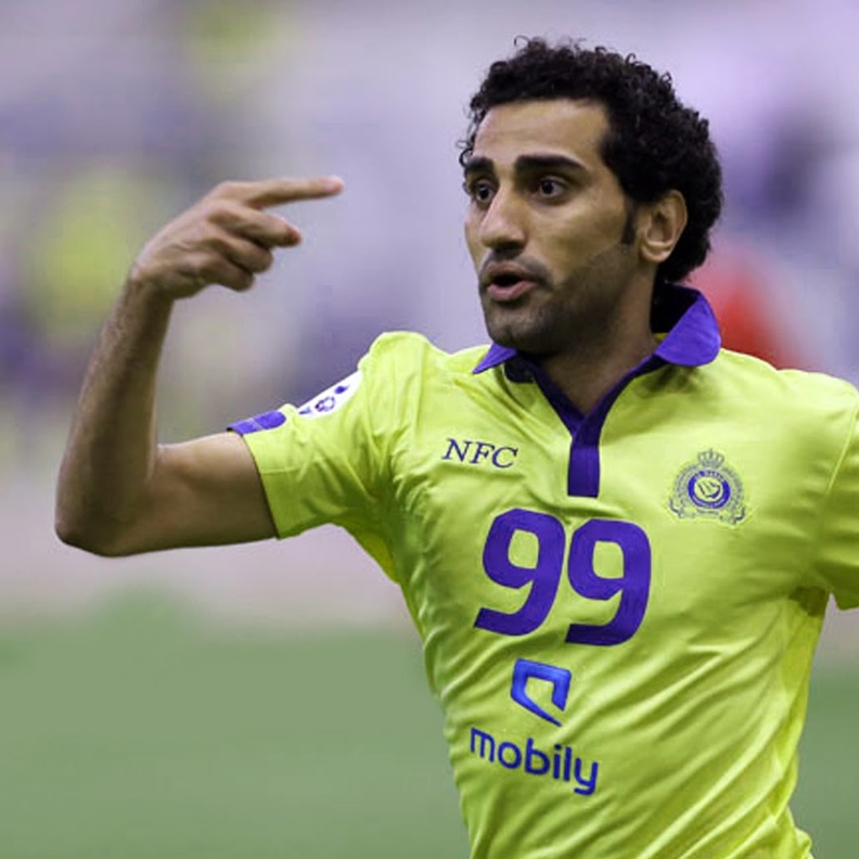 مهاجم فريق النصر السعودي حسن الراهب