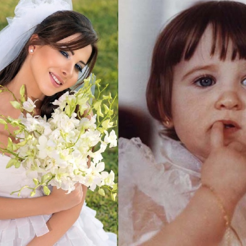 نانسي عجرم..العروس بين الماضي والحاضر