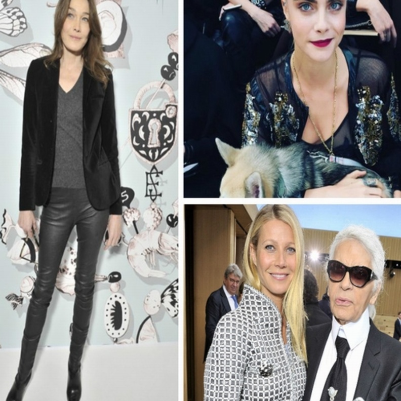 Gwyneth Paltrow at Chanel show