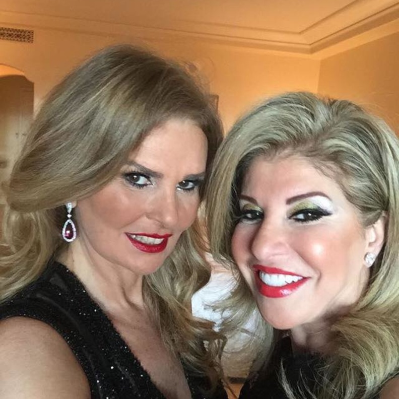 هالة سرحان ويسرا في حفل تكريمهما