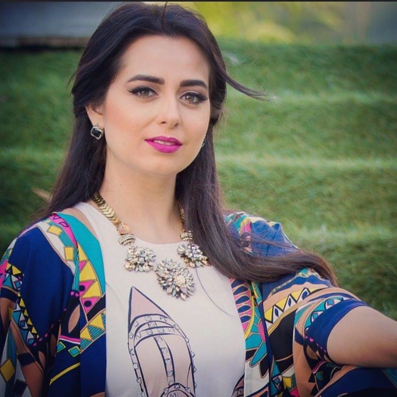 هبة مجدى فى آخر جلسة تصوير