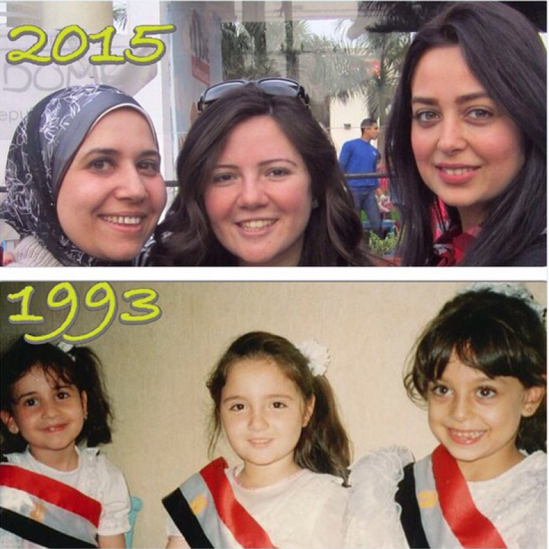 هبة مجدي تسترجع ذكرياتها