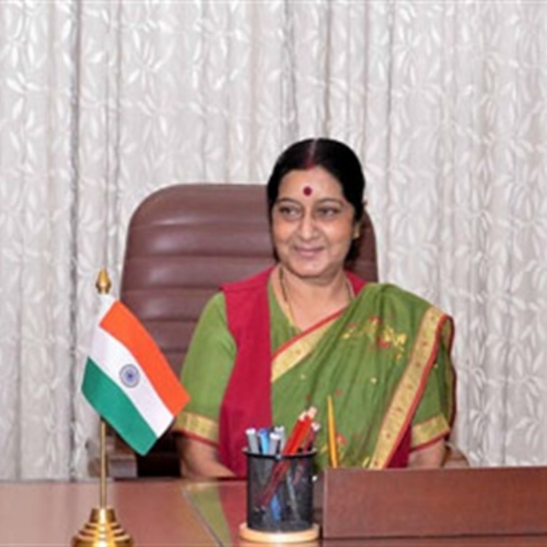وزيرة الخارجية الهندية سوشما سواراج