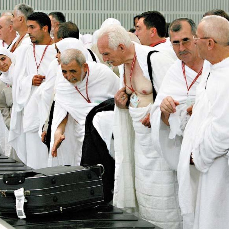  وصول الحجاج إلى مكة