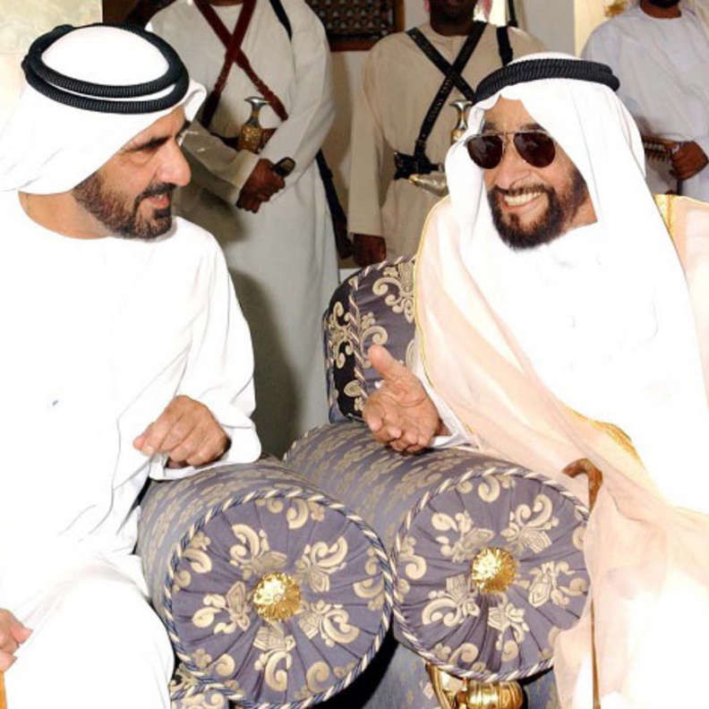 وصية زايد الخير لمحمد بن راشد