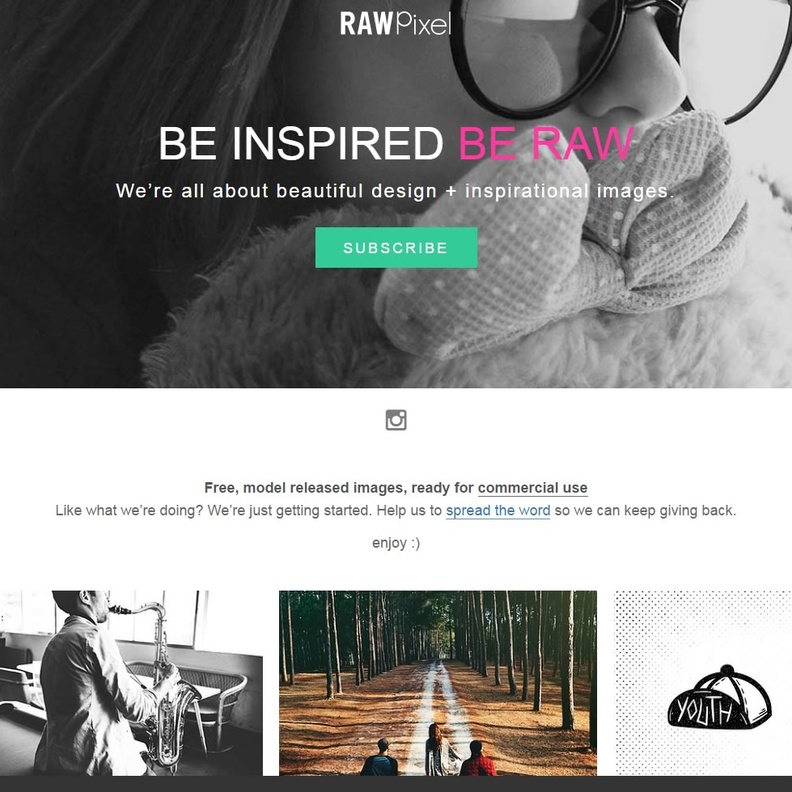 يوفر موقع Rawpixel صور عالية الجودة مجانا